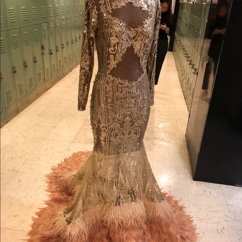 Hand-made “Coming To America” themed prom dress.